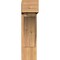 Ekena Millwork Thorton Block Smooth Bracket w/ Offset Brace, Western Red Cedar, 7 1/2"W x 20"D x 28"H BKT0806X20X28THR05SWR - alternate 3